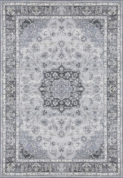 Dynamic Rugs ANCIENT GARDEN 57559-9656 Silver and Grey